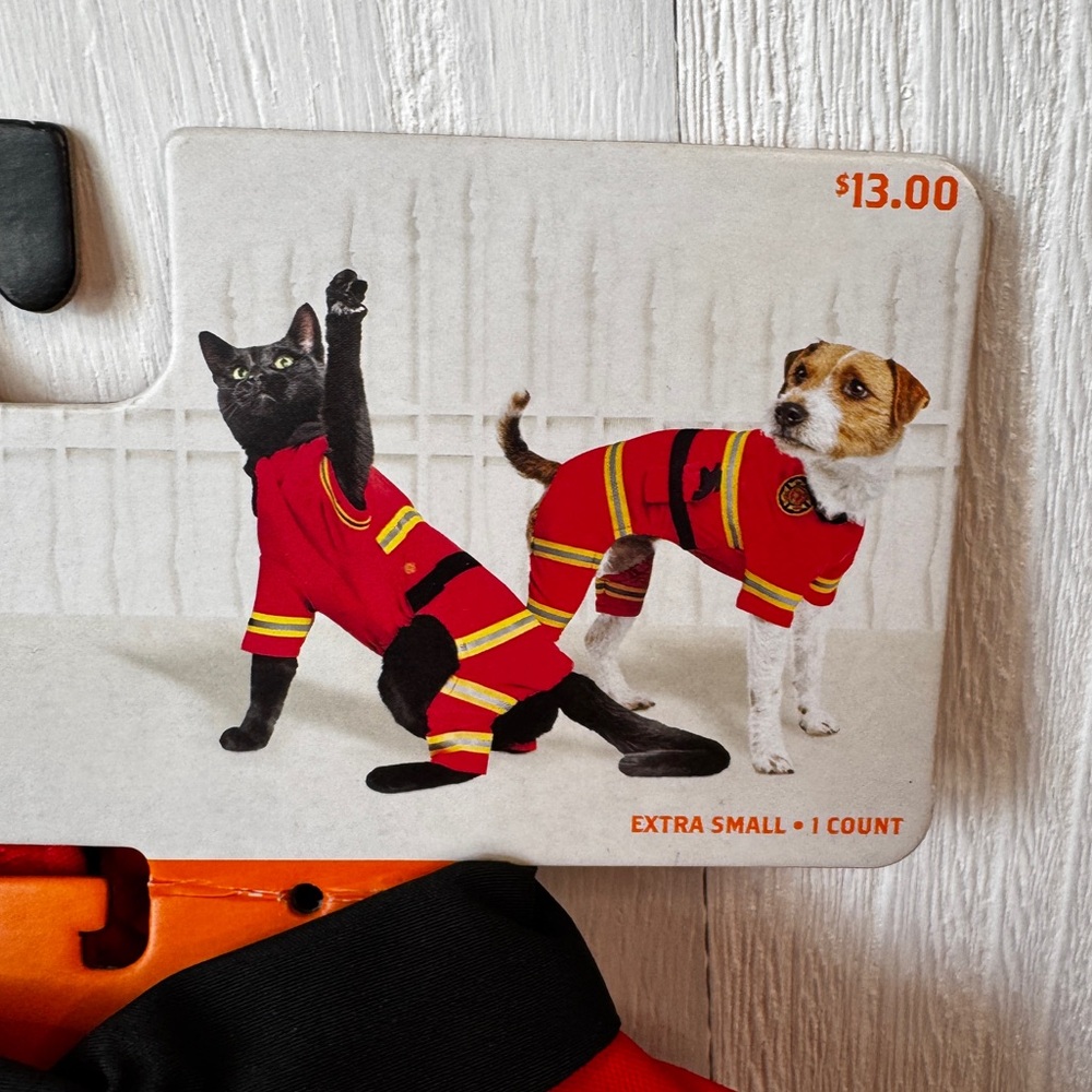 Hyde and Eek! Pet Firefighter Costume